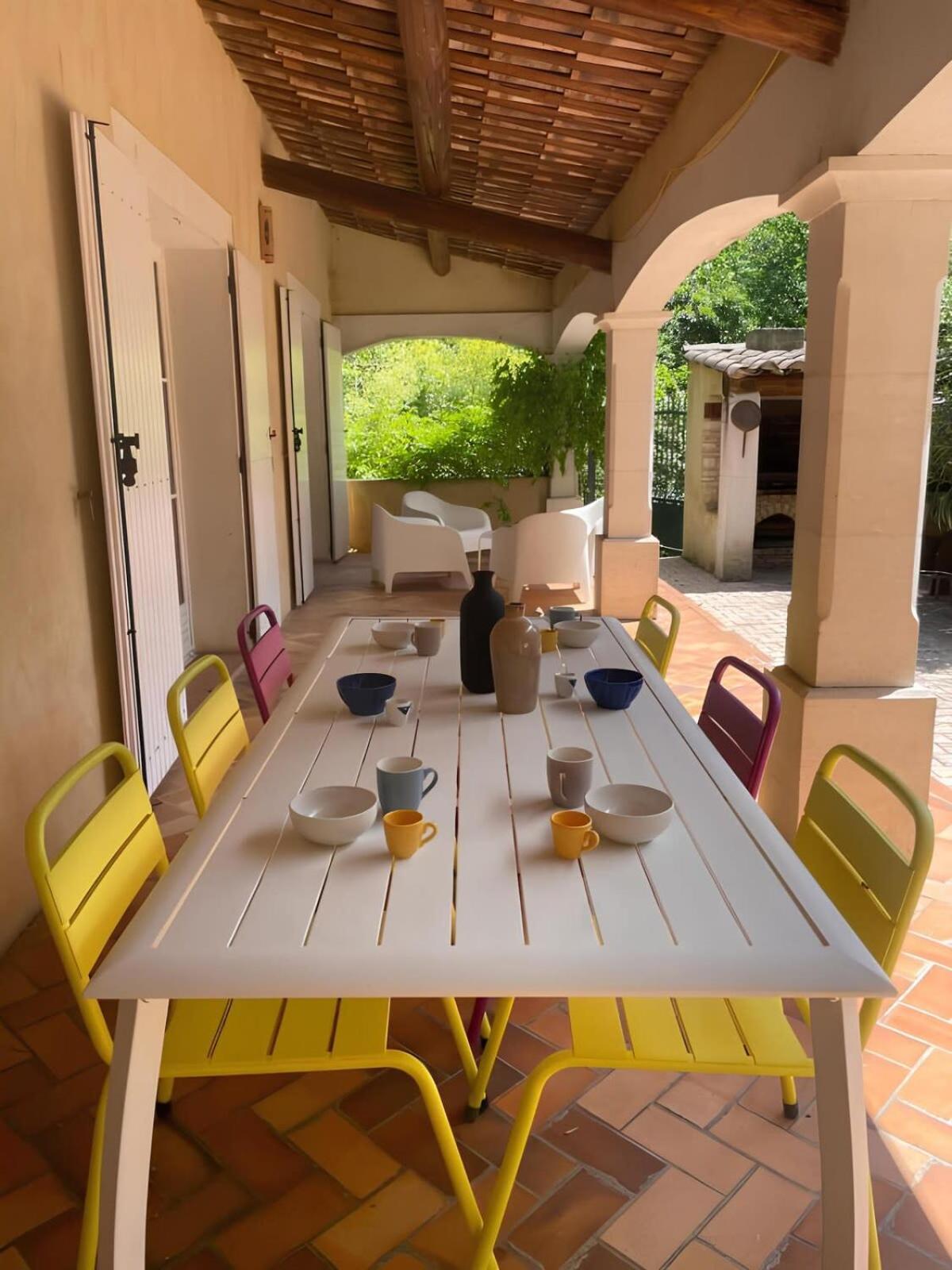 Les Oliviers - Villa 10 People - 5 Min Ardeche Saint-Julien-de-Peyrolas Екстер'єр фото