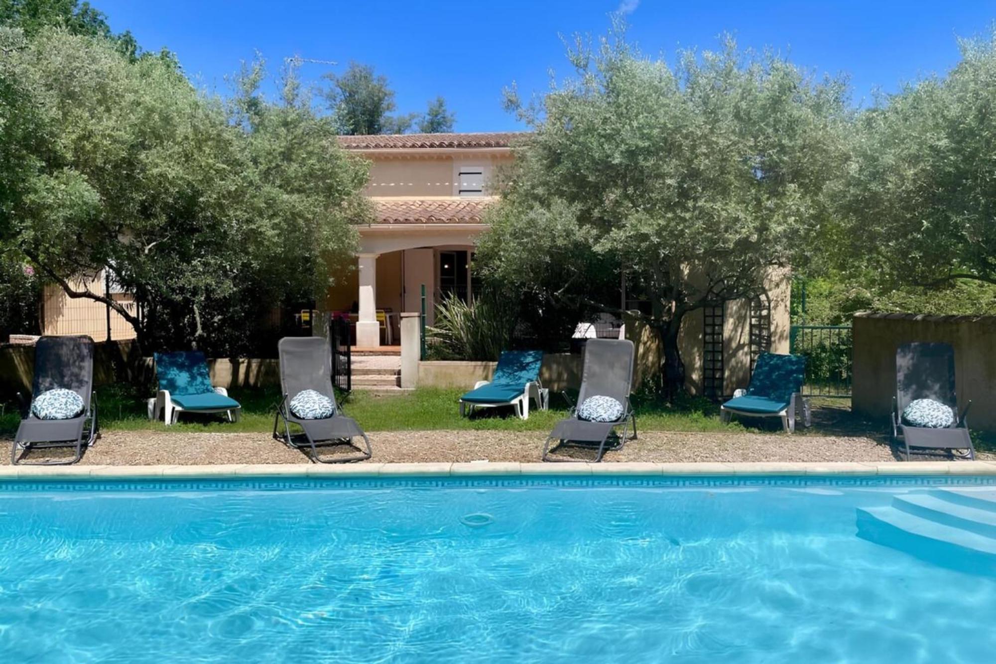 Les Oliviers - Villa 10 People - 5 Min Ardeche Saint-Julien-de-Peyrolas Екстер'єр фото